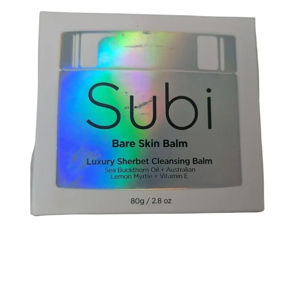 NEW IN BOX Subi Bare Skin luxury cleansing Balm 2.8 ounce jar